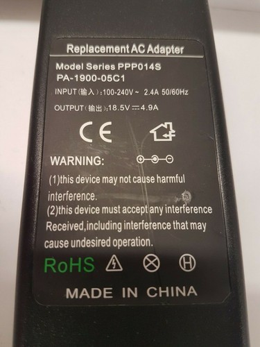 18,5 V - 4,9 A, 90 W Laptop Netzteil Adapter für HP/Compaq