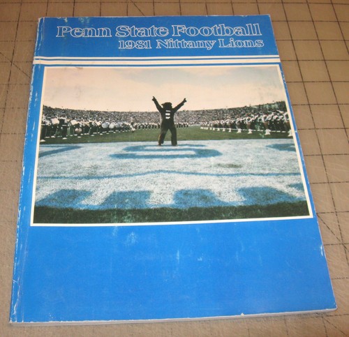 PENN STATE FOOTBALL 1981 NITTANY LIONS Program - Season Publication