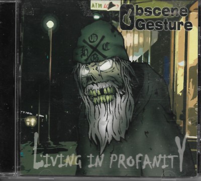OBSCENE GESTURE-LIVING IN PROFANITY-CD-thrash metal-crossover-sod