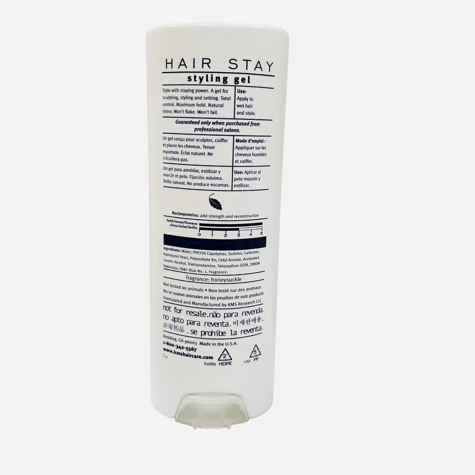 KMS Hair Stay Styling Gel Hold It! 8.1 fl oz Maximum Hold Discontinued Rare NEW - Image 2 of 4
