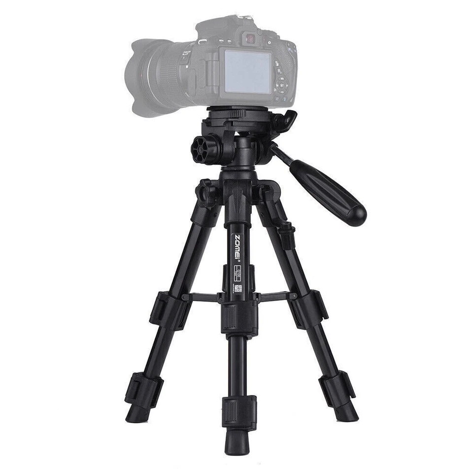 ZOMEI Q100 Mini 20" Tabletop Tripod Travel Stand Fr DSLR Camera Sony Canon Phone - Image 2 of 4