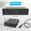Pyle PTA44BT 4-Channel 500W Bluetooth Home Audio Amplifier - Black for ...