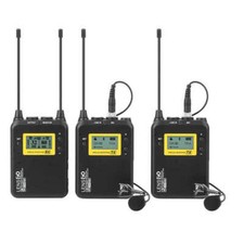 LENSGO LWM-328C Wireless Lavalier Microphone System for Smartphone Camera DSLR
