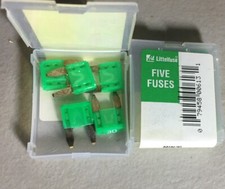 Littelfuse 10 Pack 30 AMP Automotive APM ATM Mini Blade Fuses 30A
