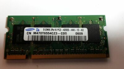 Samsung 512MB 2Rx16 PC2-4200S-444-12-A3  CN M470T6554CZ3-CD5
