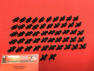 52 Clips für Zierleiste Karmann Ghia ab 8/59- Zierleistenclips Klammern (0404-1)