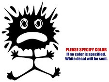 Splat Man JDM Funny Vinyl Decal Sticker Car Window Bumper laptop Tablet Boat 11"