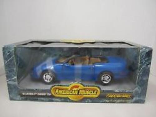 1:18 Ertl Chevy Camaro '96 Z28 Convertible mystic teal, blue NIB
