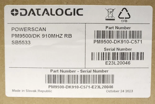 DATALOGIC PM9500 DK910 C571 Powerscan SB5533 Wireless Barcode Scanner 910MHZ RB