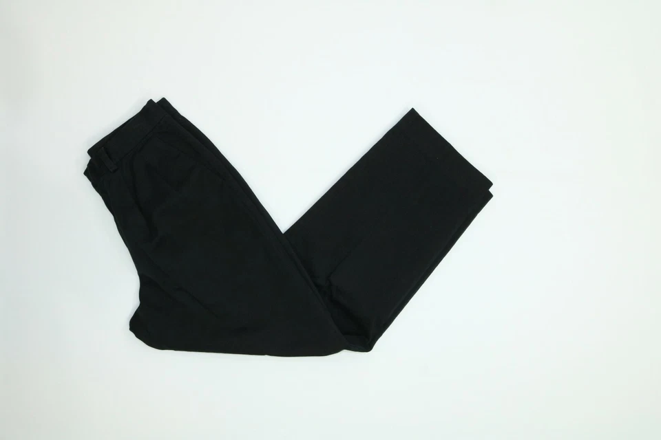 Pantalones Dockers Juveniles Negro Caqui (Plisado) Talla 4 Medianos Usados en Excelente Condición Foto 4 de 4