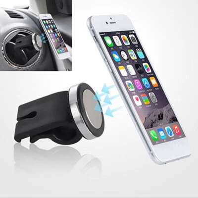 Magnetic Car Air Vent Phone GPS Holder Mount Stand Black Car Vehicle Accessories - Image 1 of 4