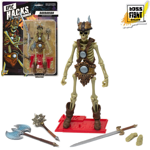 Boss Fight Studio Epic H.A.C.K.S. Barbarian Skeleton Death Monger