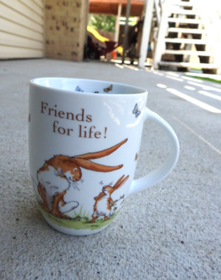KONITZ 2008 Friends For Life  Guess How Much I Love You Coffee Bunny Mug Germany