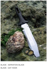 NISAKU FIELD Outdoor knife MIZUKATANA No.820 Blade Wide 110mm Made in Japan