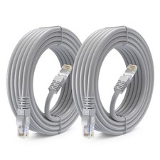 Maximm Cat 6 Ethernet Cable 20 ft 2-Pack - High-Speed LAN Cable, Internet C...