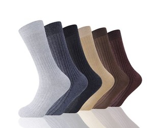 6 Paia Da Uomo 100/% Cotone Non Elastico Bigfoot Top Diabetic Socks