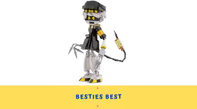 MOC Action Figuren Bausteine Mord Drohnen Roboter Modell Spielzeug Steine Set
