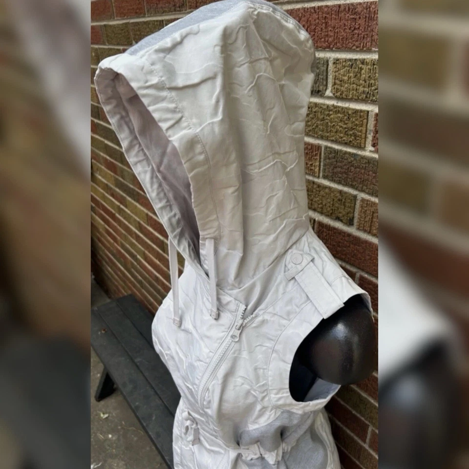 Chaleco alargado camuflaje Blanc Noir para mujer - talla mediana - camuflaje blanco Foto 3 de 4