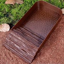 Reptile Pool Terrarium Bowl Amphibians Habitat Tortoise Feeder Turtle Food Bowl