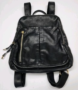 American Leather Co 100% Genuine Leather Cleveland Backpack in Black American Leather Co 100% Genuine Leather Cleveland Backpack  main image 3