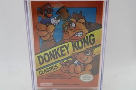 Donkey Kong Classics Nintendo NES sellado de f&aacute;brica clasificaci&oacute;n CGC 9,4 A+