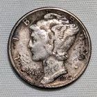 1944 Mercury Dime, Silver, U.S. (Coin, Money Collectible)