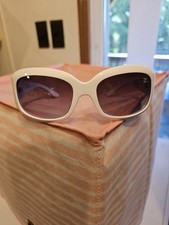 CHANEL Women  s Oversized Sunglasses White Vintage Classic
