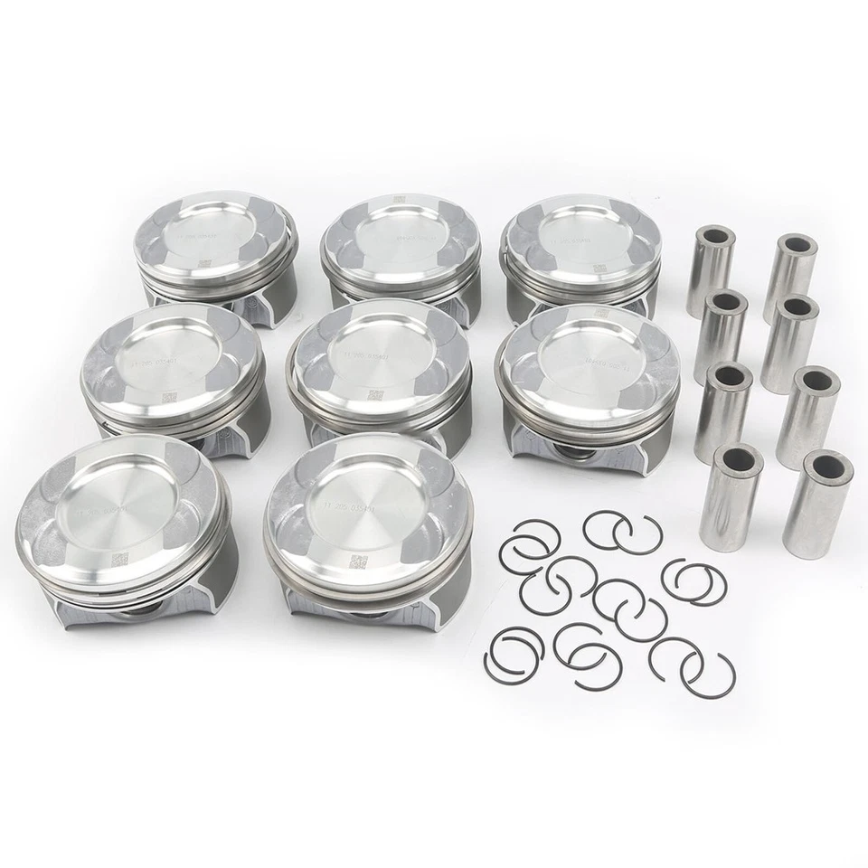 Juego de 8 pistones y anillos de motor M278 4.7T para Mercedes-Benz E500 E550 S550 CLS550 Foto 4 de 4