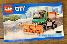 LEGO City: Snowplow Truck 60083 100% Complete w/ Figs, Manual, Stickers & Box