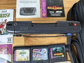 Sega Game Gear New Capacitors, 3 Games, Carrying Case, Tested