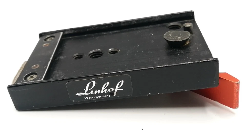 🎦👀🌟N MINT🌟 Linhof Quickfix Tripod Quick Release Adapter 10x5cm From JAPAN - Image 2 of 4