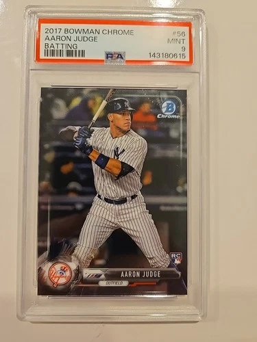 Aaron Judge 2017 Bowman Chrome Rc Batting Psa 9 Mint #56