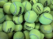 50 Used Dead Tennis Balls for Play Catch Fetch Dogs Walkers Seniors Chair Ends