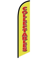 COLLECTABLES SWOOPER FEATHER FLAG BANNER SIGN 9399