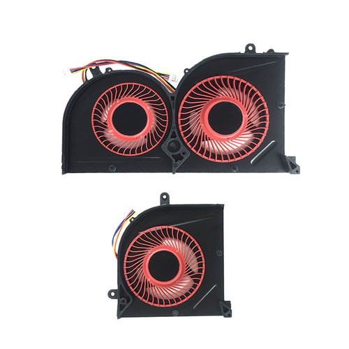 For MSI GS63 GS63VR GS73 6RF 7RF CPU & GPU Cooling Fan BS5005HS-U3I U3J New - Photo 7/10