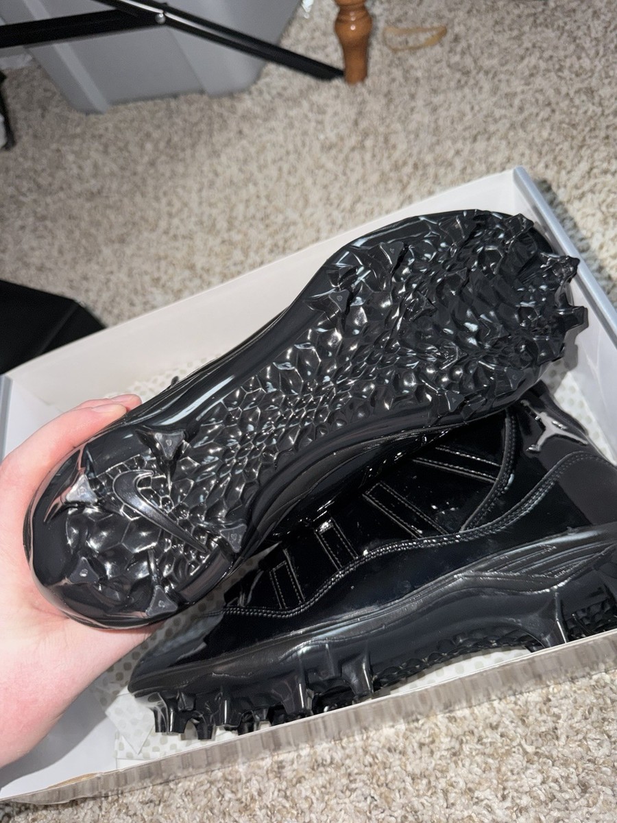 Air Jordan 11 Mid TD Football Cleat Black Patent HM7324-001 Mens 10 NEW WITH BOX Air Jordan 11 Mid TD Football Cleat Black Patent HM7324-001  main image 3