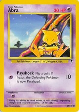 Abra 67/110 Common Legendary Collection Pokemon Lightly Played