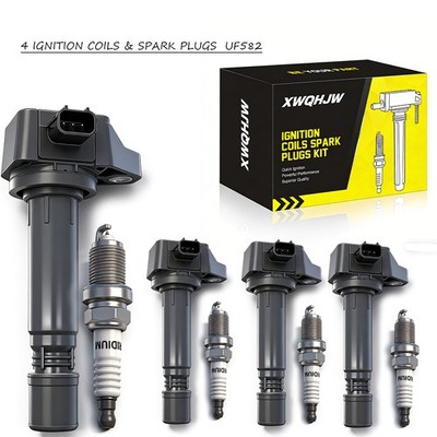 4Pack UF582 High Performance Ignition Coils for 2006-2011 Honda Civic 1.8L L4 US