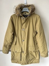 Woolrich piumino vintage media lunghezza parka uomo taglia XS