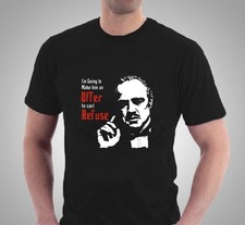 Godfather T-shirt Mafia Brando Pacino Corleone Offer Can't Refuse  by Sillytees