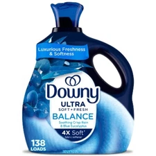 Downy Ultra Soft + Balance Crisp Rain & Blue Eucalyptus Liquid Fabric Softener 