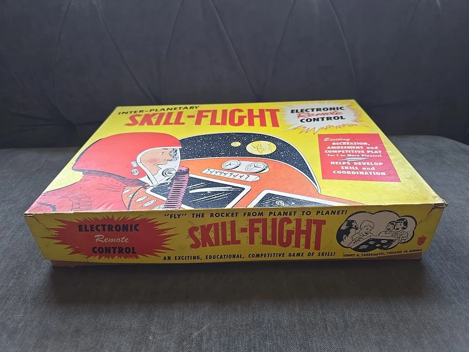 Vtg 1961 Tarco Toys Board Game Inter-Planetary Skill-Flight Space Game - Rare - Image 2 of 4