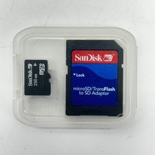 SanDisk 256MB microSD Card with SD Adapter