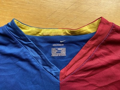 BARCELONA 2006 2007 HOME SHIRT JERSEY NIKE 146980 sz L MEN #10