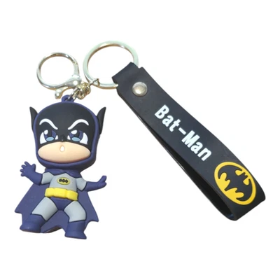 Batman Keychain Marvel Backpack Purse Zipper Charm Brand New Free Shipping - Image 1 of 4