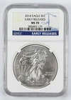2014 Silver American Eagle NGC MS70 Early Releases 1oz $1