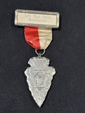 RARE OA 1940 National Order of the Arrow Meeting  Medal CTE Camp Twin Echo