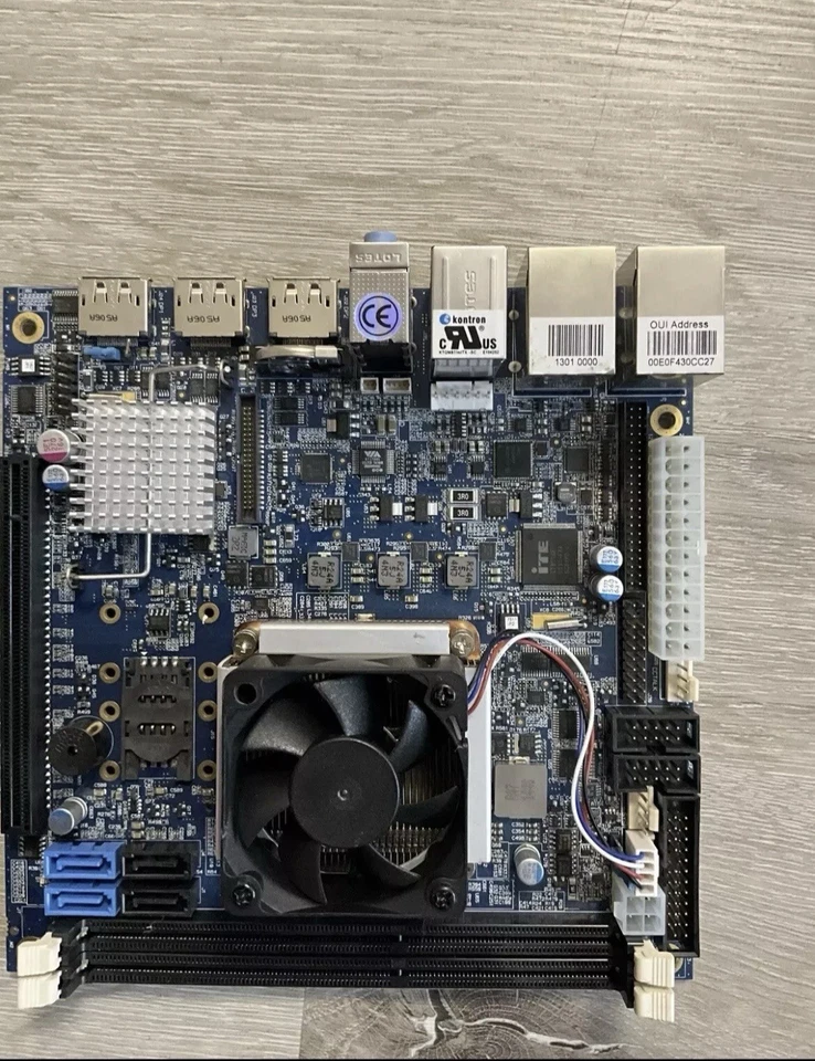 Kontron KTQM87/mITX 810554-4500 Motherboard /w Core i7-4860EQ CPU - Bild 3 von 4