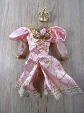 Vintage Barbie Zubehör Oberteil + Krone für Rapunzel-Puppe Mattel rar (20857)