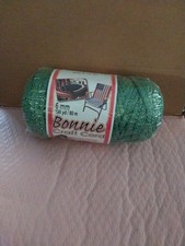NEW OLD STOCK 80's Bonnie Macrame Braid 6mm 100 Yds Craft Cord Sage